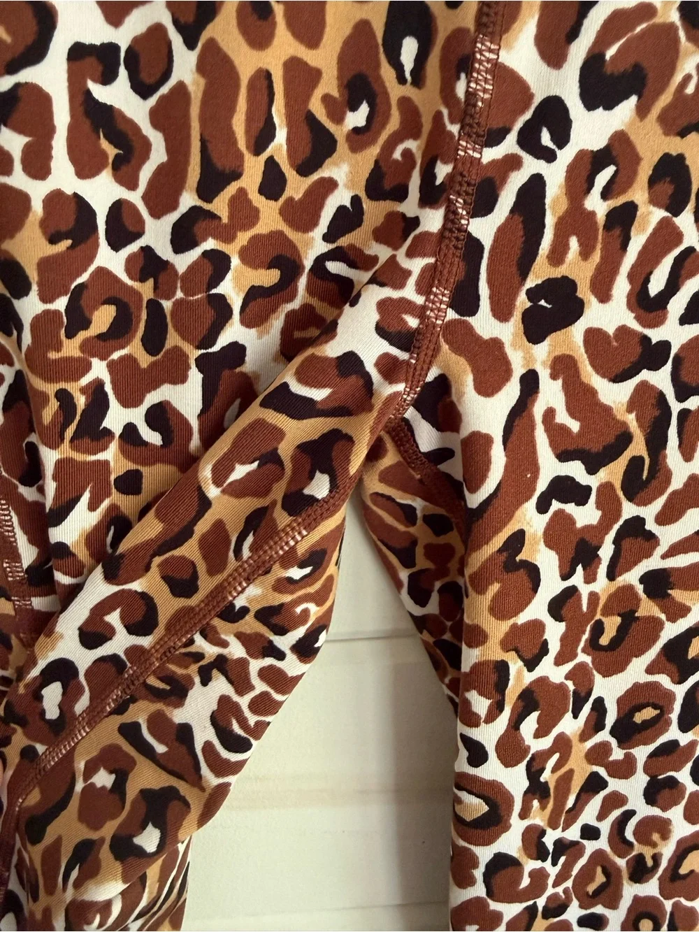 Lilly Pulitzer Brown and Black Leopard Print Leggings